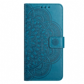 Flip Case Leren Samsung Galaxy S26 Plus Mandala-gravure