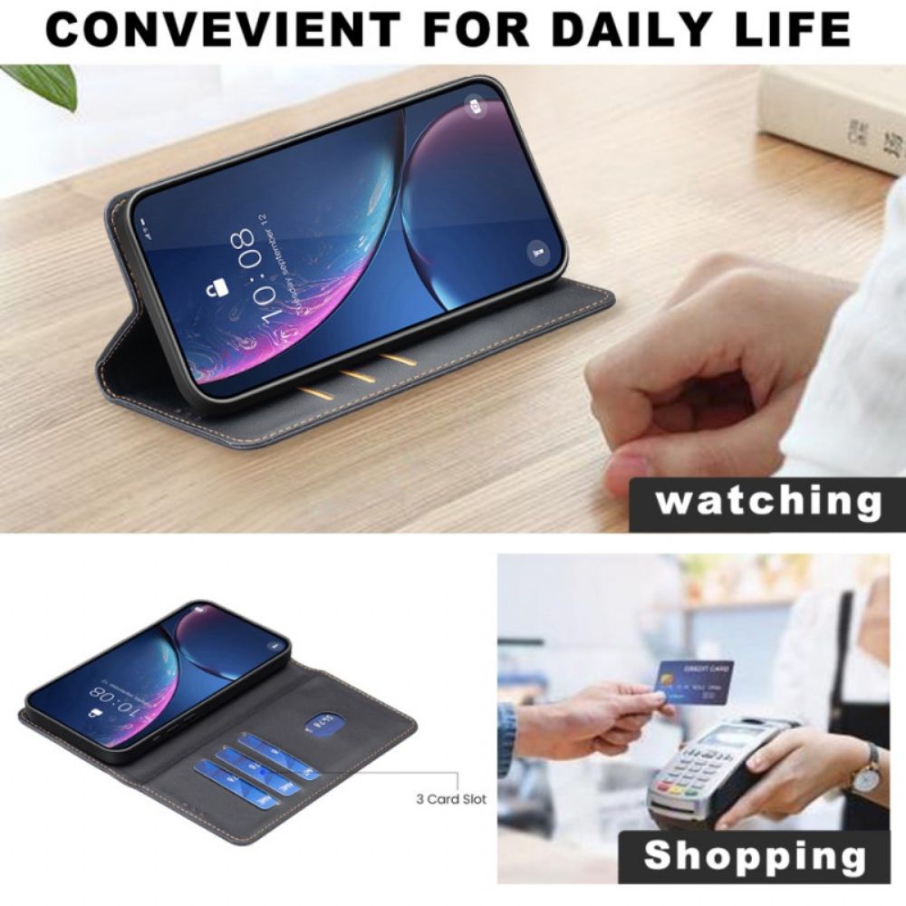 Folio-hoesje Samsung Galaxy S26 Plus Kunstleer Binfen Kleur Bescherming Hoesje