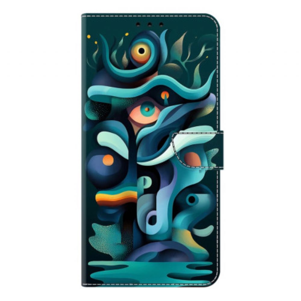 Folio-hoesje Samsung Galaxy S26 Plus Ombré Groene Graffiti