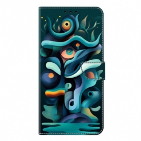 Folio-hoesje Samsung Galaxy S26 Plus Ombré Groene Graffiti