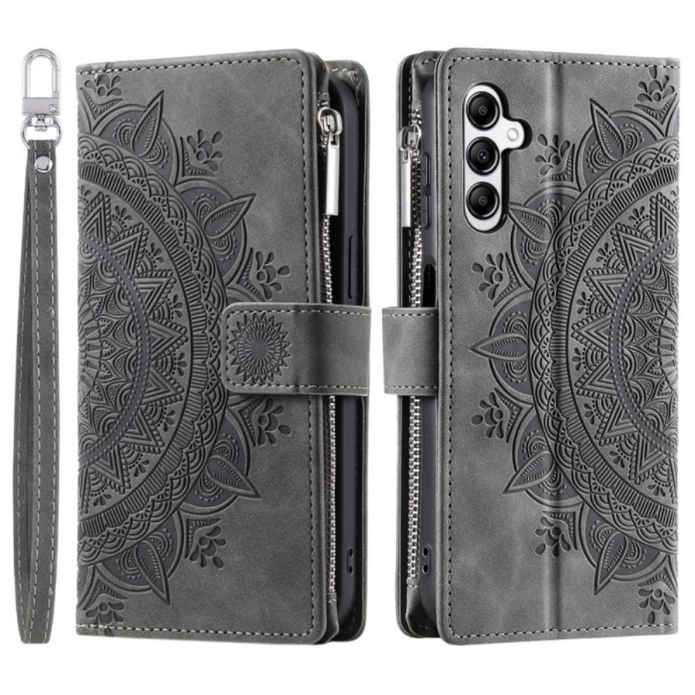 Folio-hoesje Samsung Galaxy S26 Plus Portemonnee Met Mandala Suède-effect