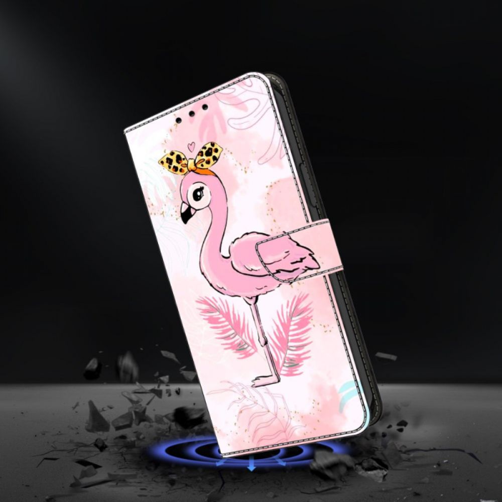 Folio-hoesje Samsung Galaxy S26 Plus Roze Vogelmotief