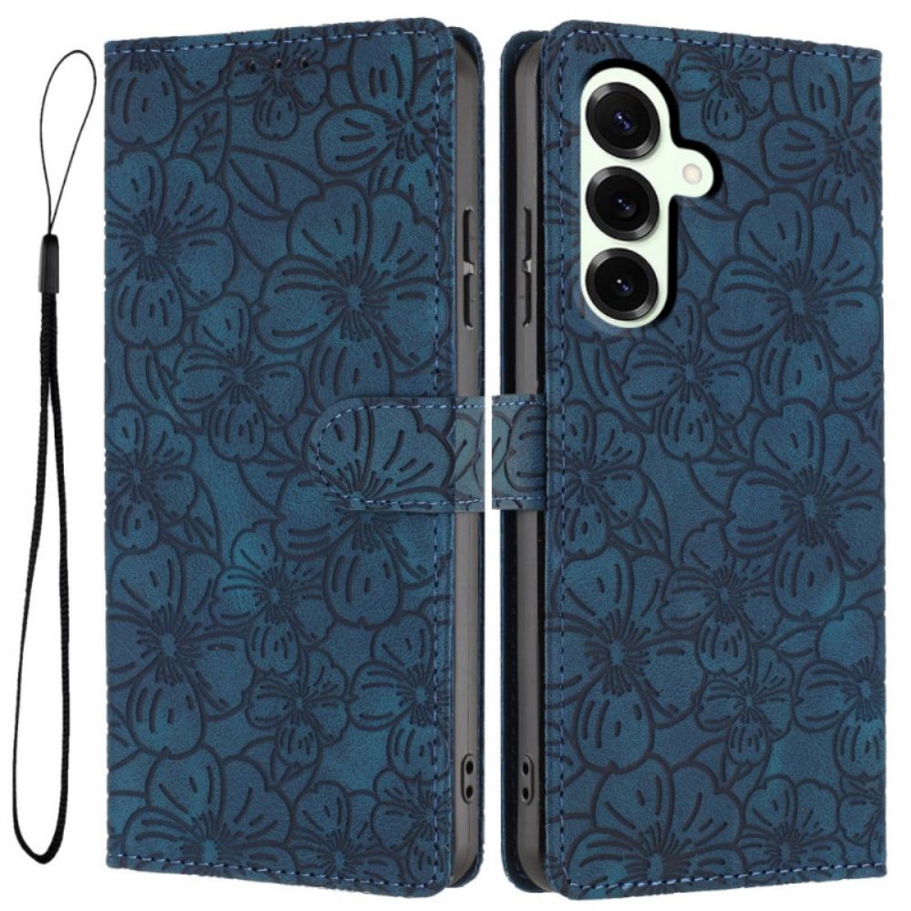 Folio-hoesje Samsung Galaxy S26 Plus Telefoonhoesje Kersenbloesemgravure