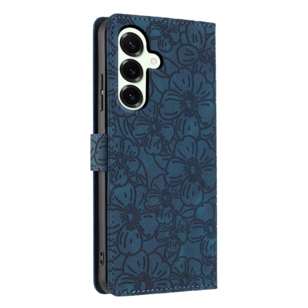 Folio-hoesje Samsung Galaxy S26 Plus Telefoonhoesje Kersenbloesemgravure