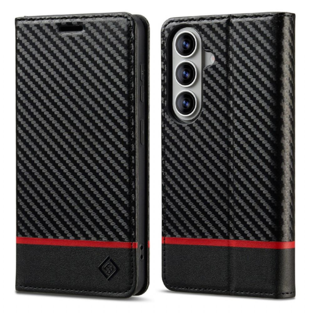 Folio-hoesje Samsung Galaxy S26 Plus Telefoonhoesje Koolstofvezel