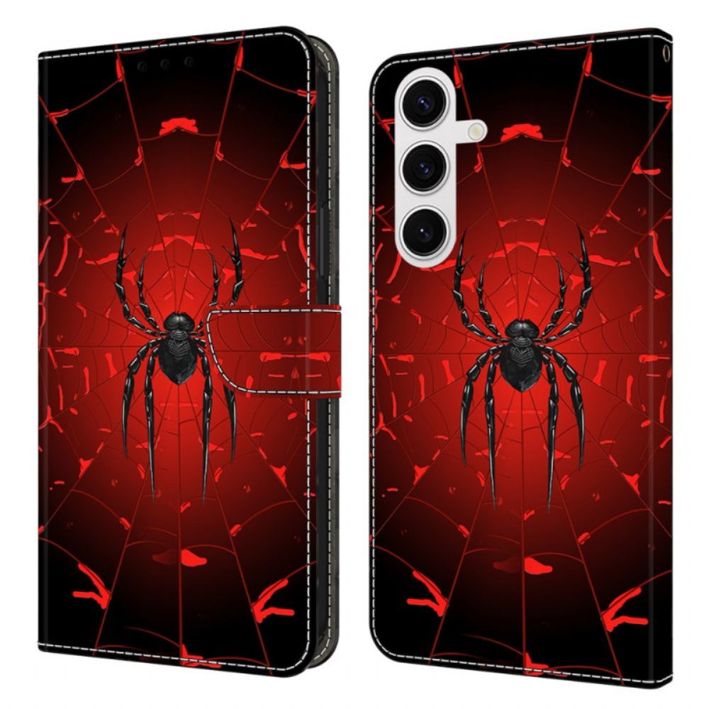 Folio-hoesje Samsung Galaxy S26 Plus Telefoonhoesje Zwarte Spin