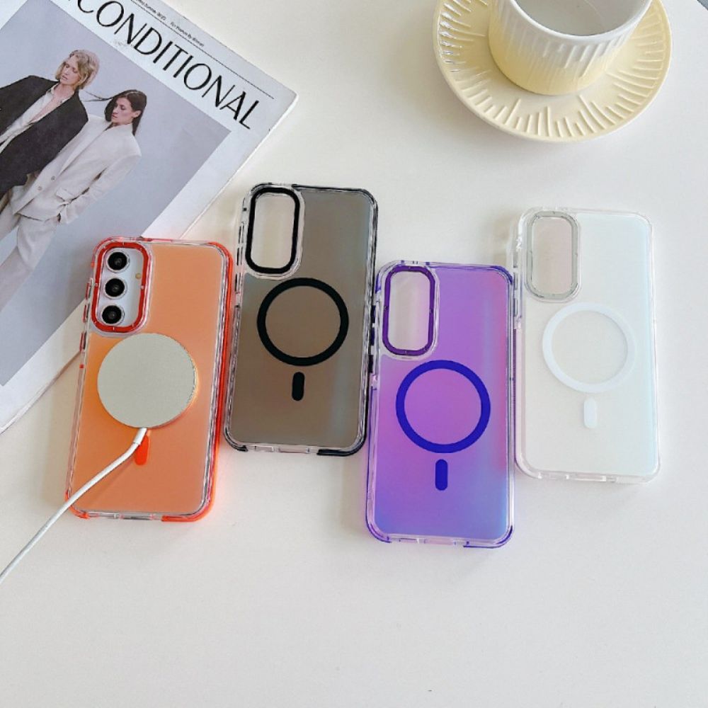 Hoesje Samsung Galaxy S26 Plus Fluorescerend Magnetisch Design Bescherming Hoesje