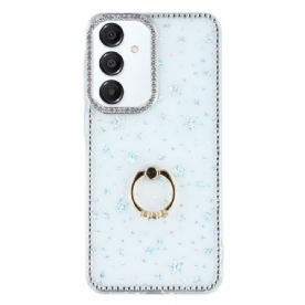 Hoesje Samsung Galaxy S26 Plus Ringhouder En Strass-steentjes Bescherming Hoesje
