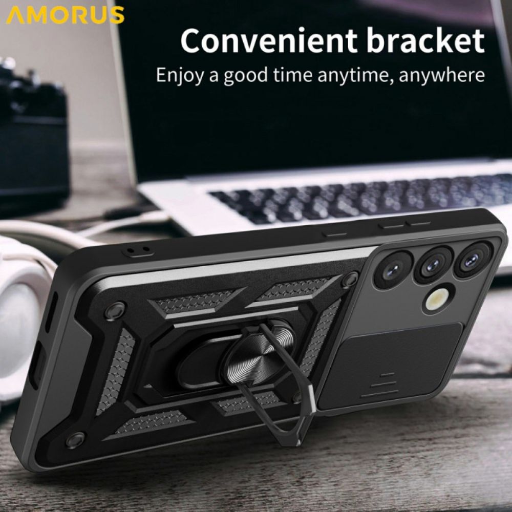 Hoesje Samsung Galaxy S26 Plus Schuifbare Cameraklep En Geïntegreerde Standaard