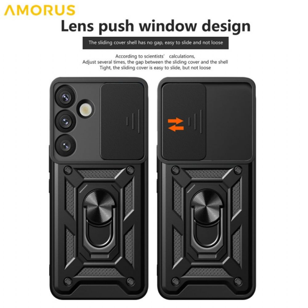 Hoesje Samsung Galaxy S26 Plus Schuifbare Cameraklep En Geïntegreerde Standaard