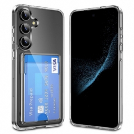 Hoesje Voor Samsung Galaxy S26 Plus Transparant Met Kaarthouder