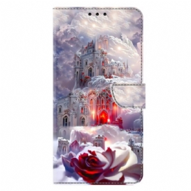 Leren Hoesje Samsung Galaxy S26 Plus Kasteel Bescherming Hoesje