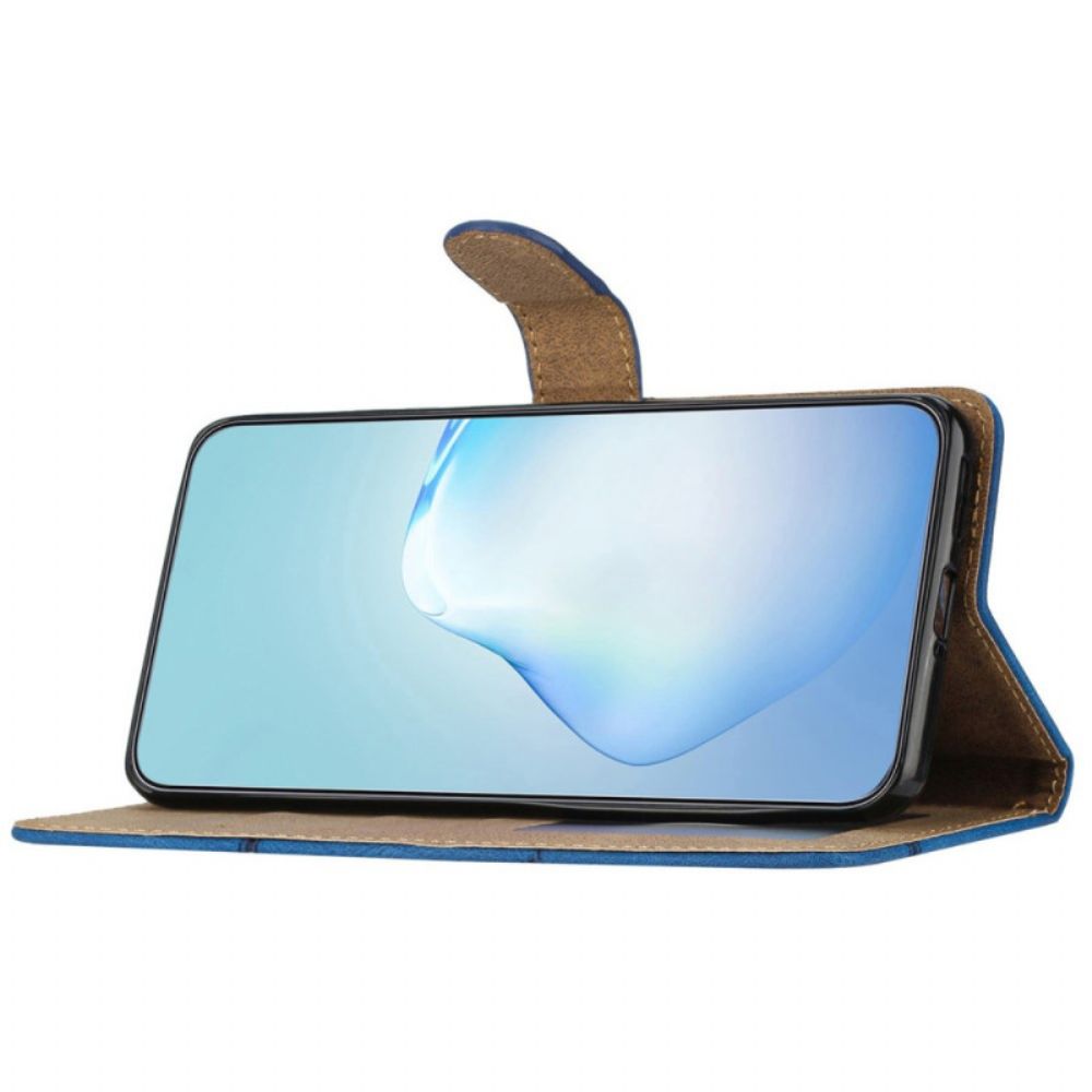 Leren Hoesje Samsung Galaxy S26 Plus Lijnen Bescherming Hoesje