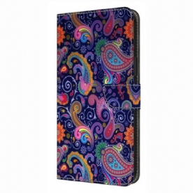Leren Hoesje Voor Samsung Galaxy S26 Plus Etnische Wijnrank