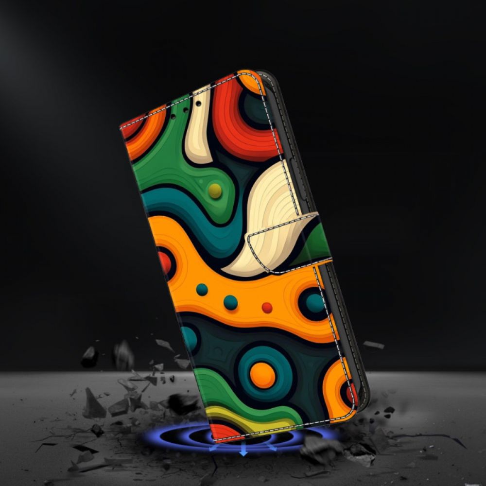 Leren Hoesje Voor Samsung Galaxy S26 Plus Geschilderd Motief