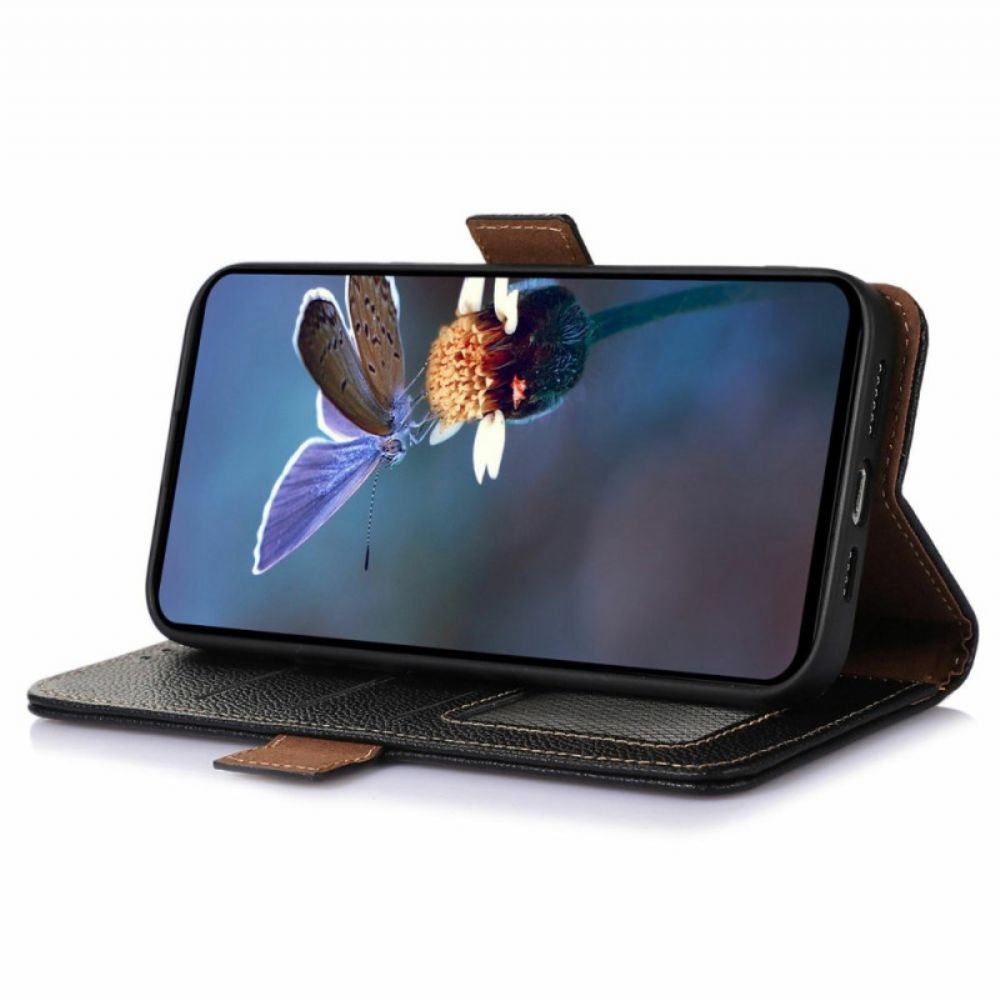 Leren Hoesje Voor Samsung Galaxy S26 Plus Rfid-blokkerend Khazneh