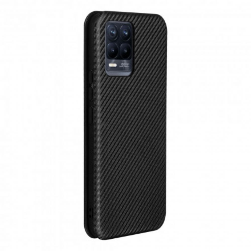 Bescherming Hoesje voor Realme 8 / 8 Pro Folio-hoesje Gekleurde Carbon Silicone