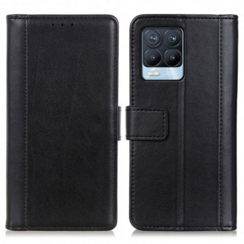 Folio-hoesje voor Realme 8 / 8 Pro Leerstijl