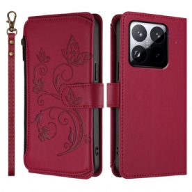 Bescherming Hoesje Xiaomi 15t 6 Rfid-kaarthouders En Sleutelkoord