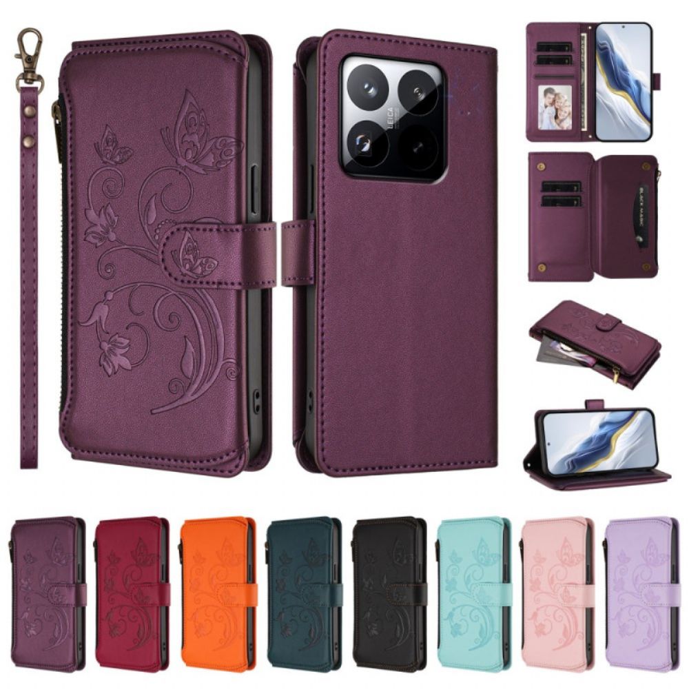 Bescherming Hoesje Xiaomi 15t 6 Rfid-kaarthouders En Sleutelkoord