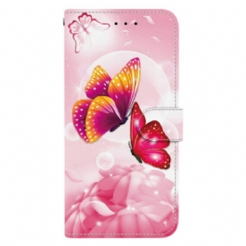 Bescherming Hoesje Xiaomi 15t Roze Vlinders