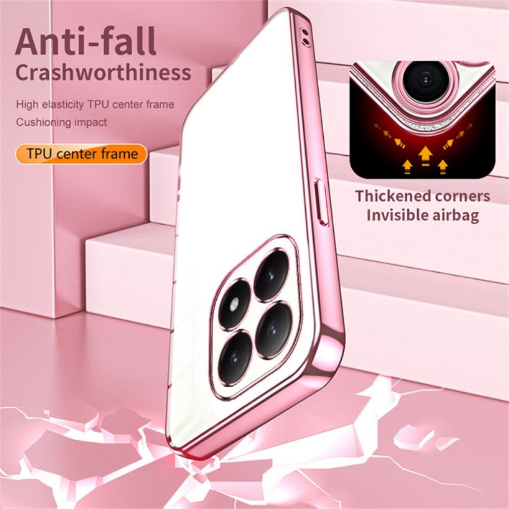 Cover Hoesje Xiaomi 15t Telefoonhoesje Gegalvaniseerd Frame