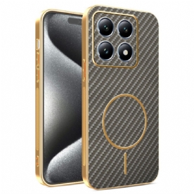 Cover Hoesje Xiaomi 15t Telefoonhoesje Koolstofvezeltextuur