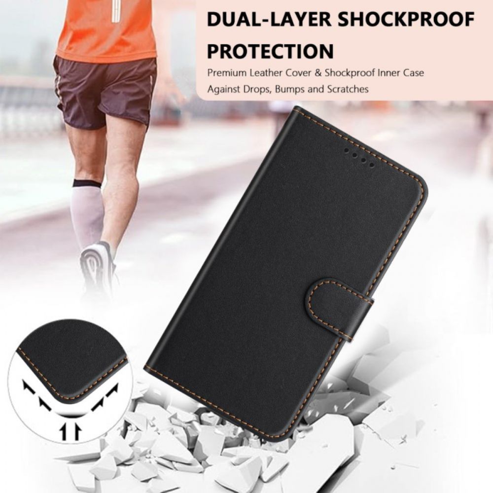 Flip Case Leren Xiaomi 15t Leer-effect