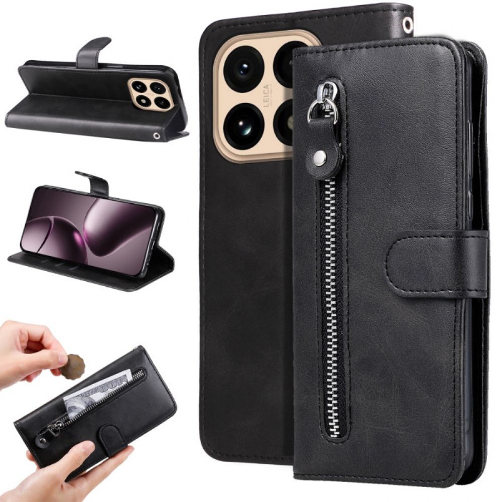 Flip Case Leren Xiaomi 15t Zak Met Rits