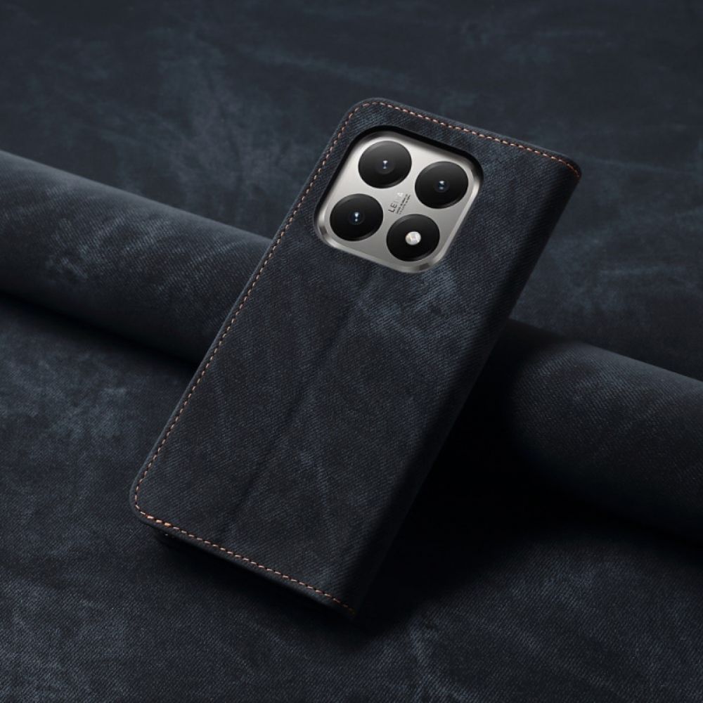 Folio-hoesje Xiaomi 15t Denimstof