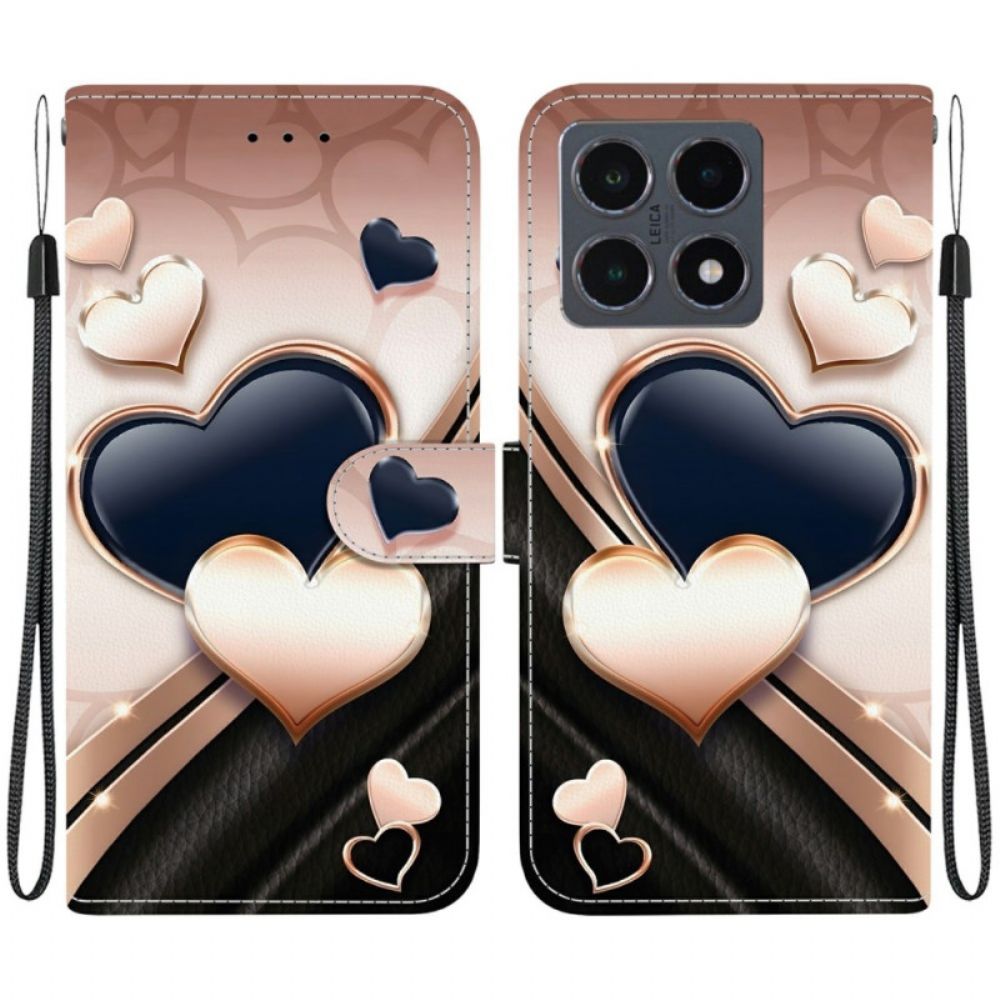 Folio-hoesje Xiaomi 15t Hartjes