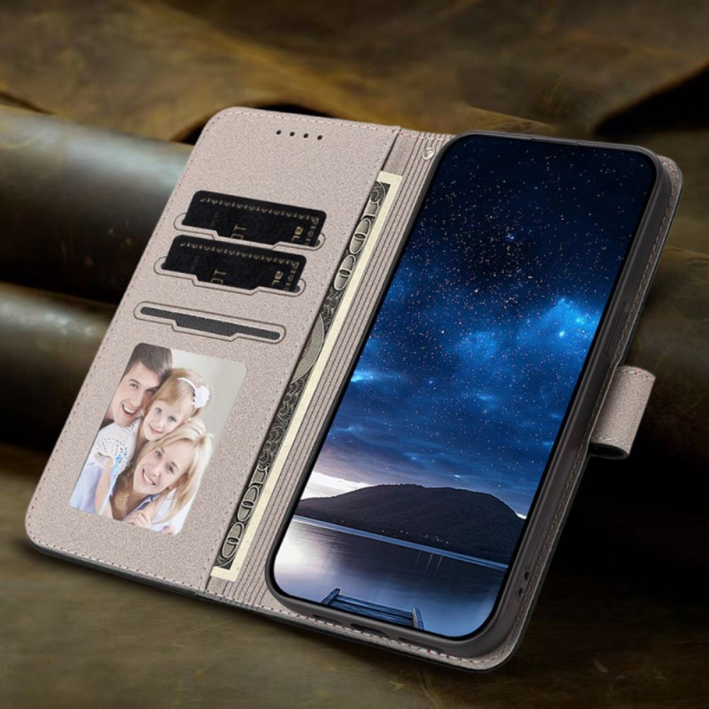 Folio-hoesje Xiaomi 15t Leerlook