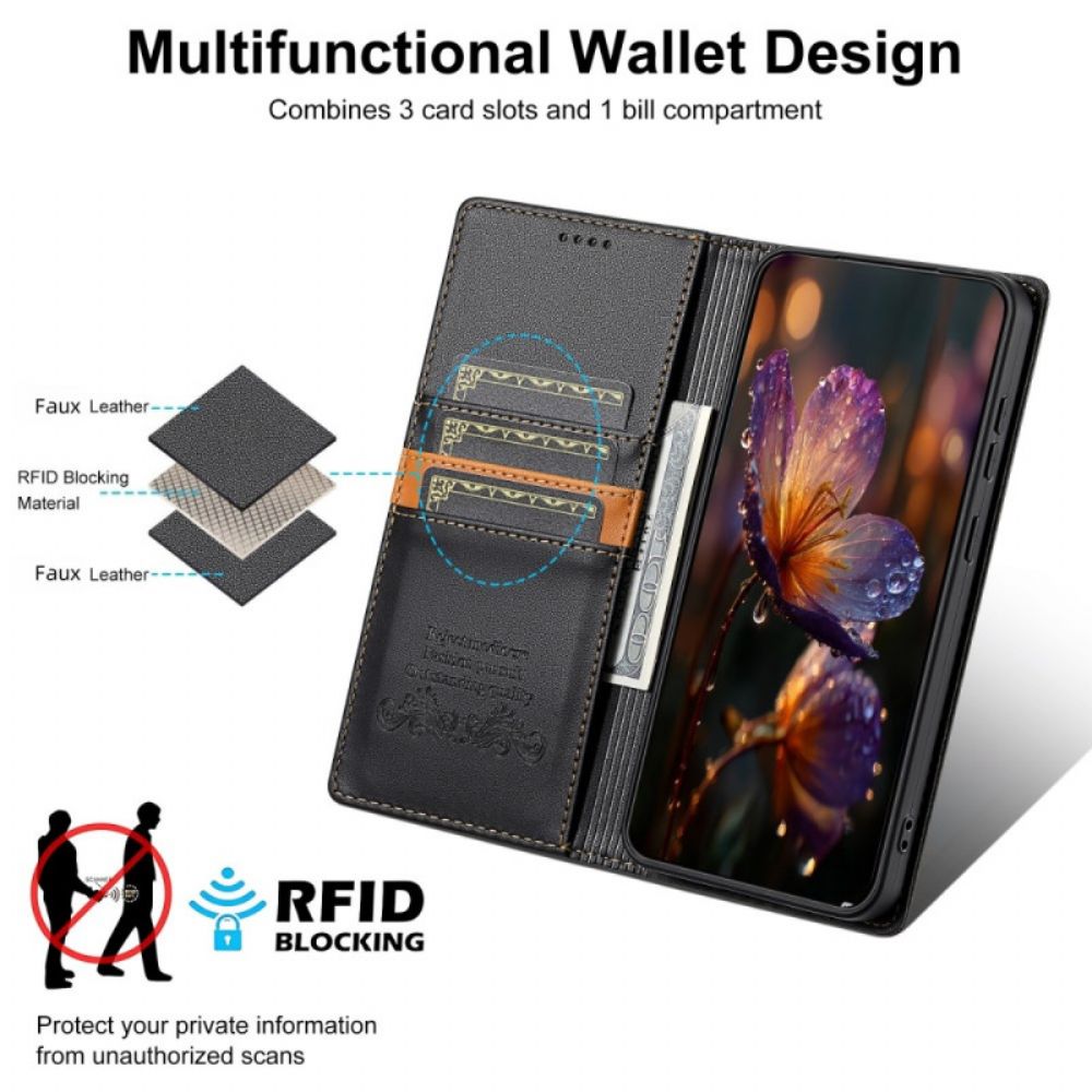 Folio-hoesje Xiaomi 15t Rfid-bescherming