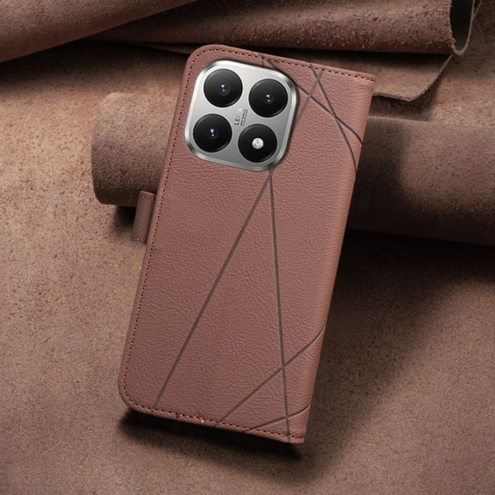 Folio-hoesje Xiaomi 15t Telefoonhoesje Geometrisch Patroon Binfen-kleur
