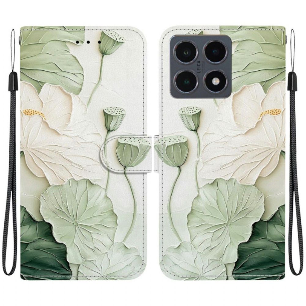 Folio-hoesje Xiaomi 15t Telefoonhoesje Lotus
