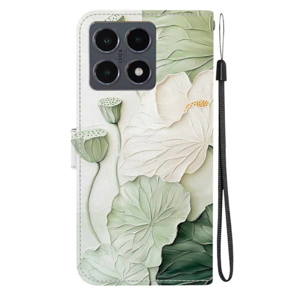 Folio-hoesje Xiaomi 15t Telefoonhoesje Lotus