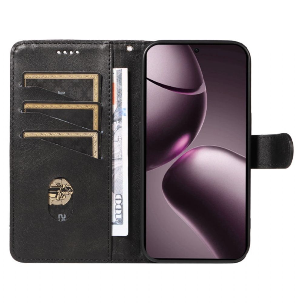 Folio-hoesje Xiaomi 15t Telefoonhoesje T-lijnen