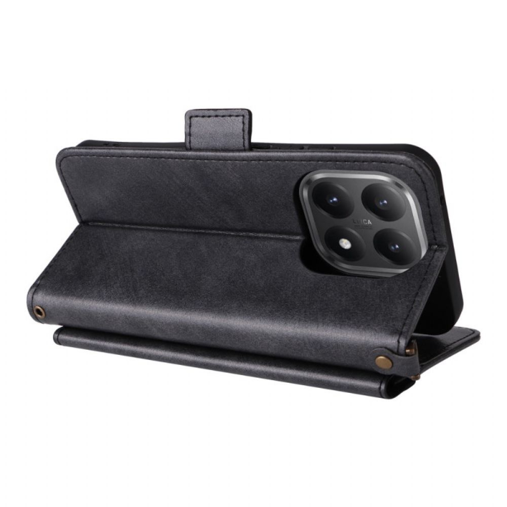 Folio-hoesje Xiaomi 15t Vintage Met Schouderriem