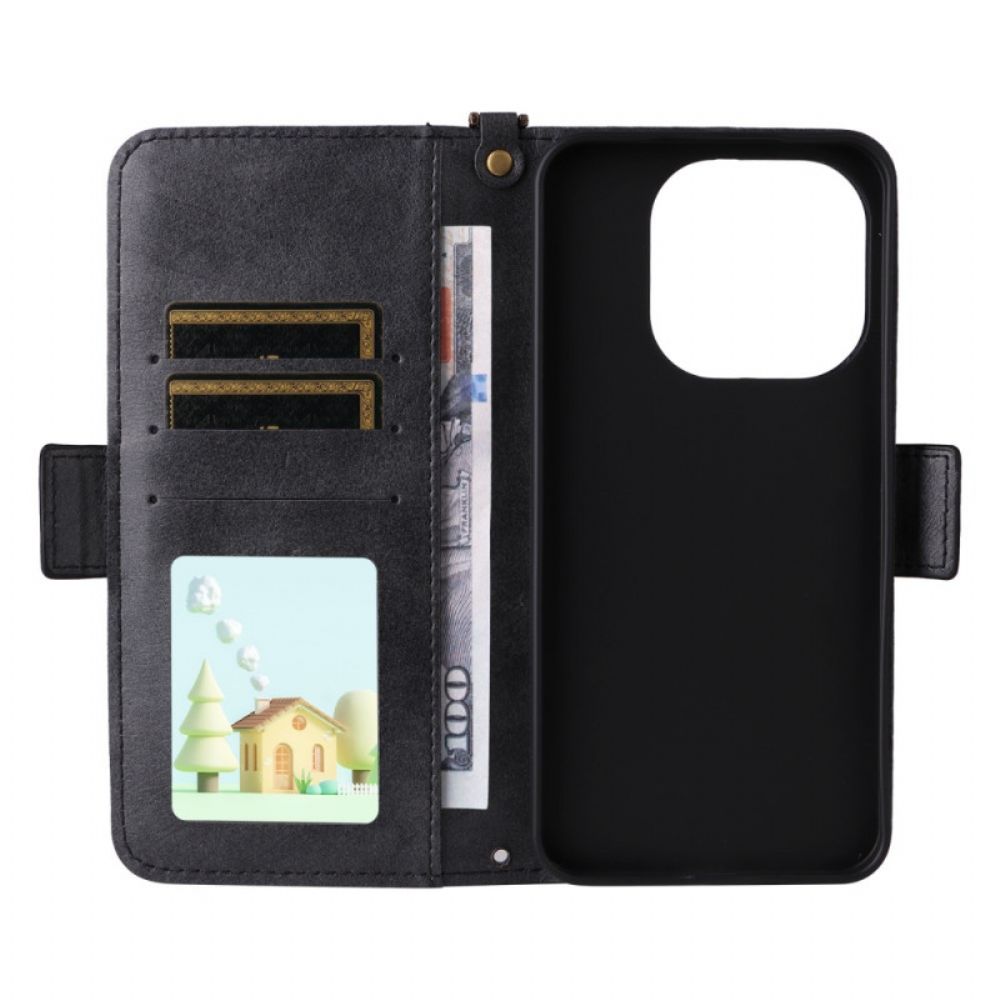 Folio-hoesje Xiaomi 15t Vintage Met Schouderriem