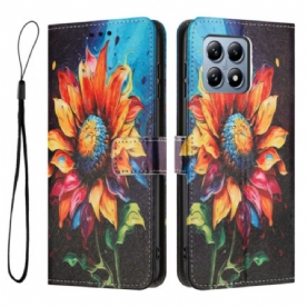 Folio-hoesje Xiaomi 15t Zonnebloemen