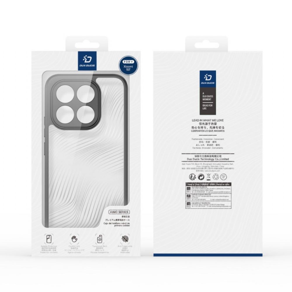 Hoesje Xiaomi 15t Aimo-serie Dux Ducis Bescherming Hoesje