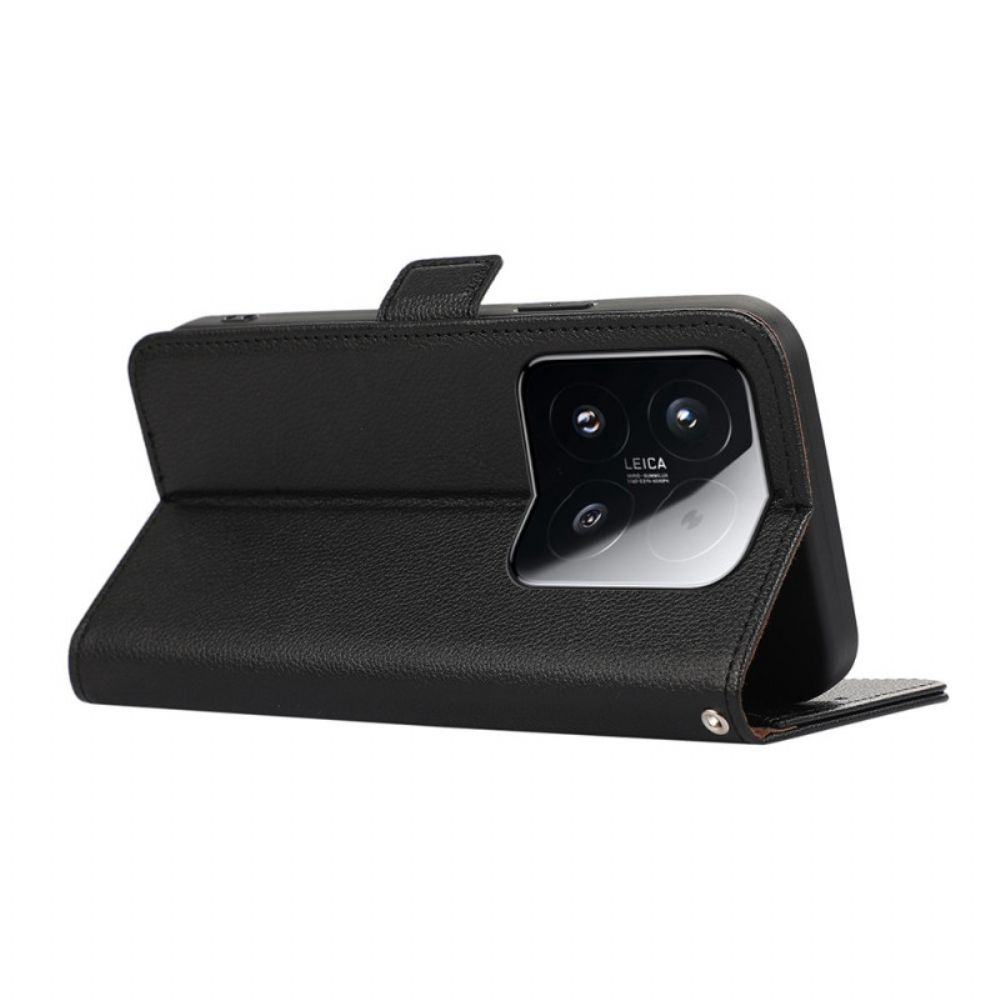 Leren Hoesje Voor Xiaomi 15t Abeel