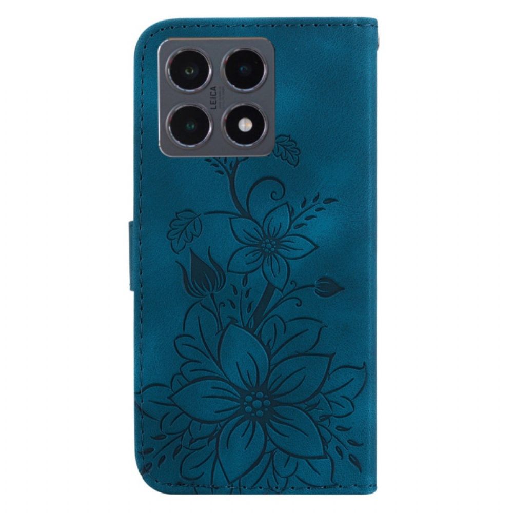 Leren Hoesje Voor Xiaomi 15t Lily