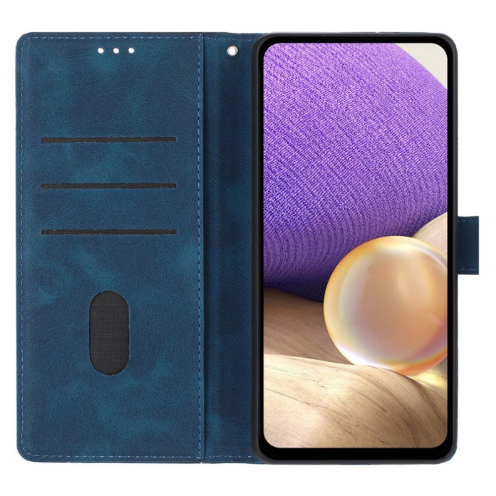 Leren Hoesje Xiaomi 15t Driehoekig Patroon