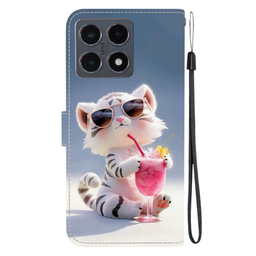 Leren Hoesje Xiaomi 15t Kleine Tijger