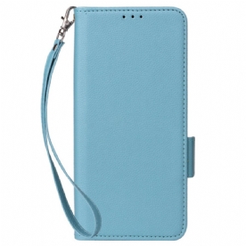 Leren Hoesje Xiaomi 15t Kunstleer Met Band Bescherming Hoesje