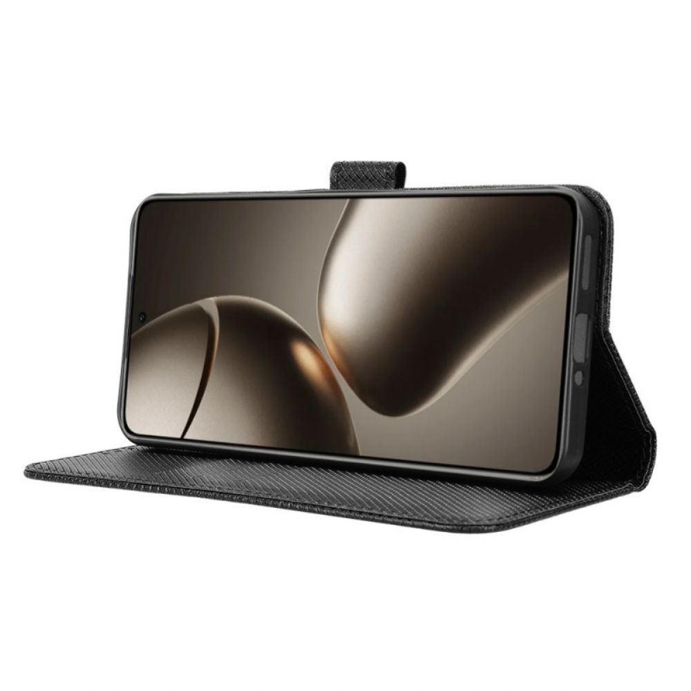 Leren Hoesje Xiaomi 15t Met Polsbandje Bescherming Hoesje