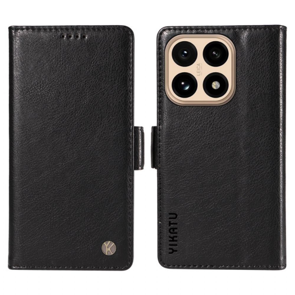 Leren Hoesje Xiaomi 15t Vintage Yikatu