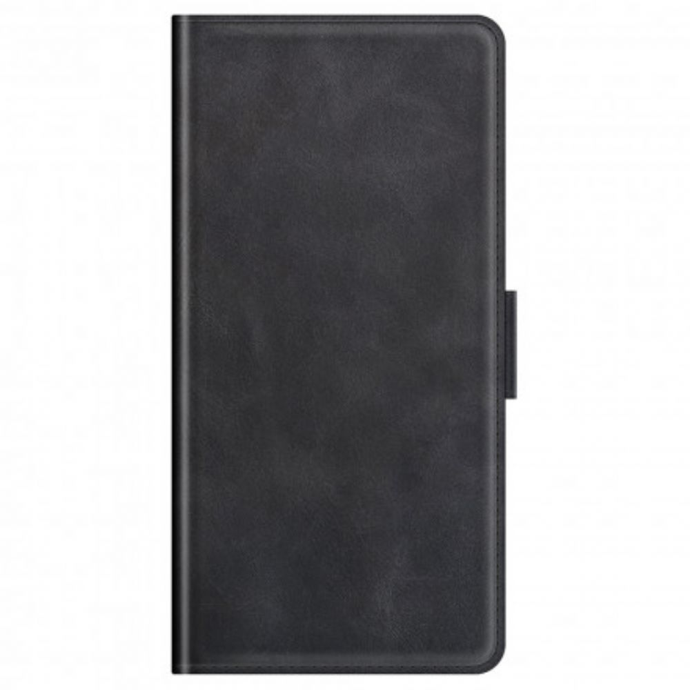 Leren Hoesje voor ZTE Axon 20 4G / 5G Folio-hoesje Klassieke Dubbele Klep