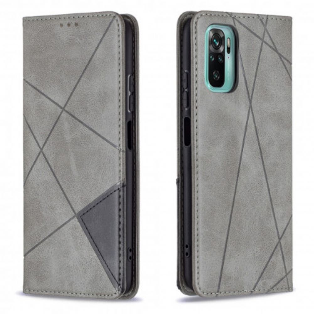 Bescherming Hoesje voor Xiaomi Redmi Note 10 / 10S Folio-hoesje Artiestenstijl
